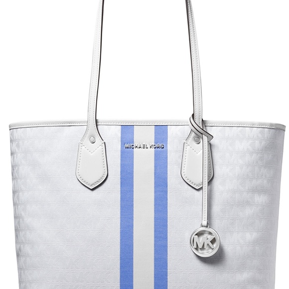 MICHAEL KORS EVA GRCIN BL MLT LG TOTE - Picture 11 of 11